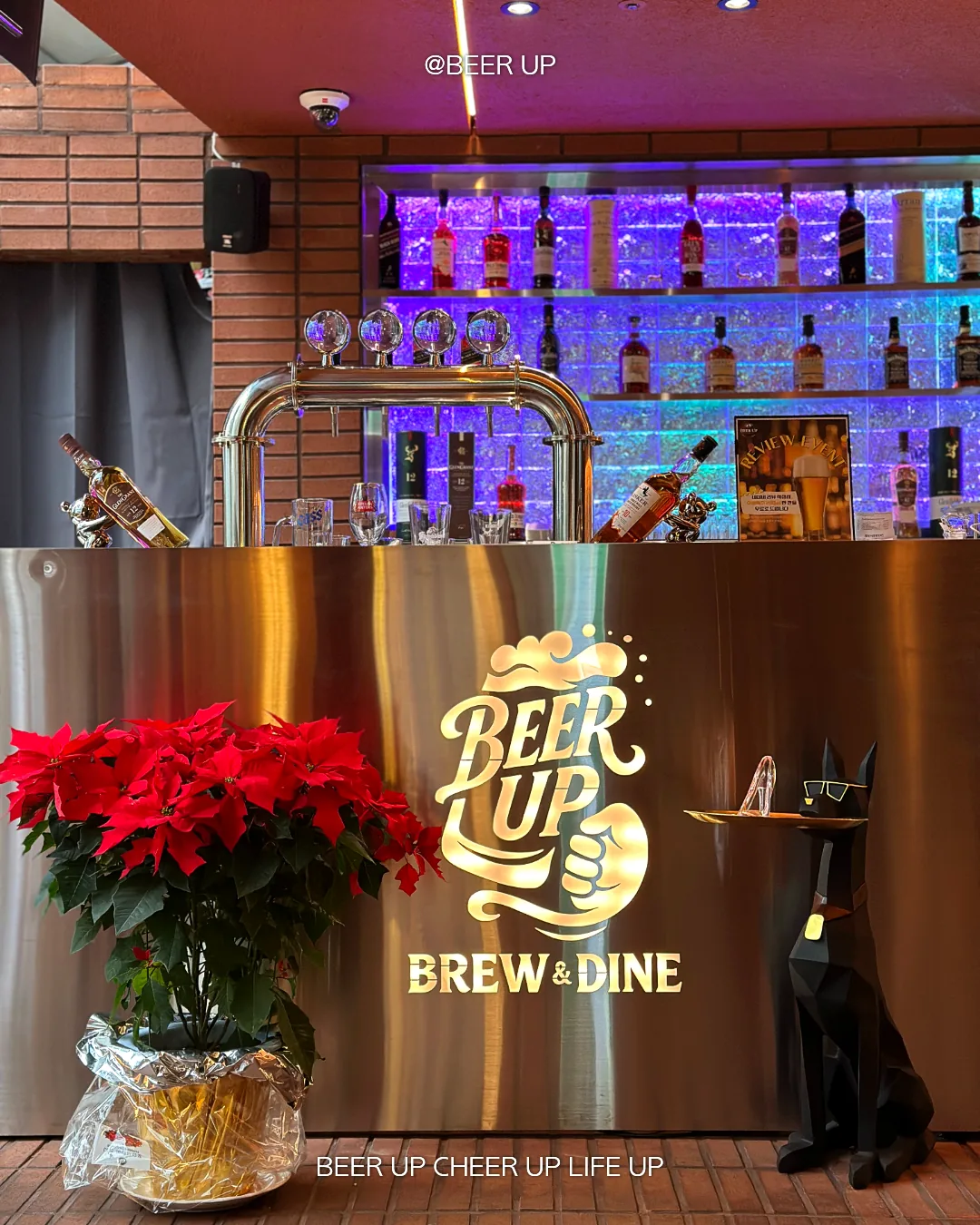BEER UP terrace and dining space near Gwanghwamun and Jonggak Station in Seoul (1)